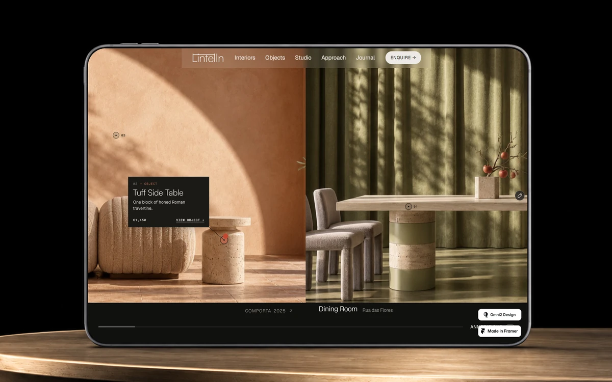 Lintel In Interior, Template by Omni2