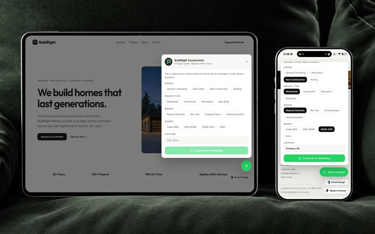 AEC ProjectChat, Component by Omni2