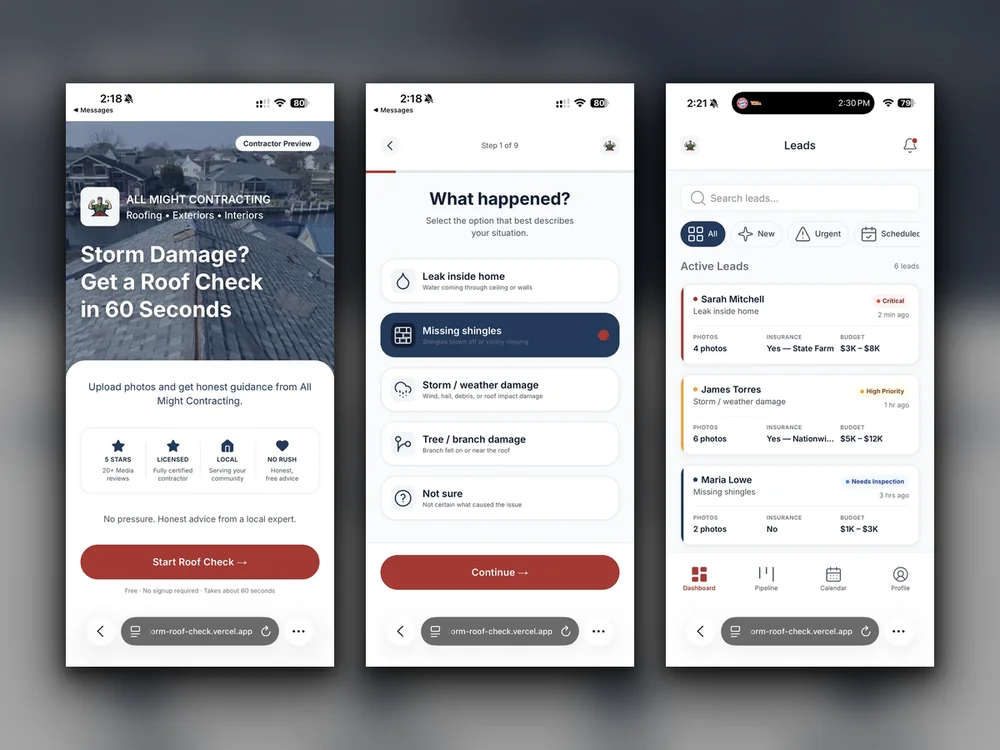 Storm Roof Check case study